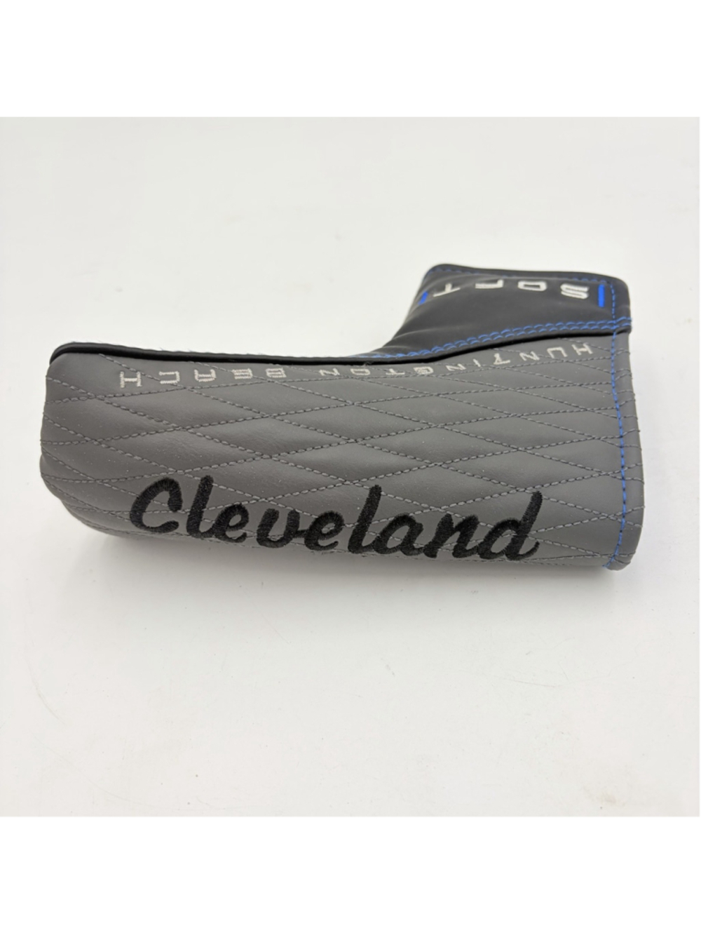 CLEVELAND Golf Huntington Beach Soft Blade Putter Head Cover Black Gray Blue